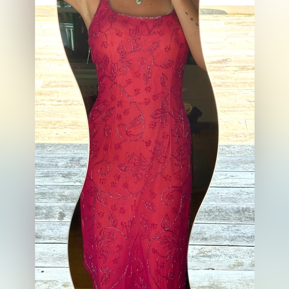 Sean XPress Dress (Pink Beaded)